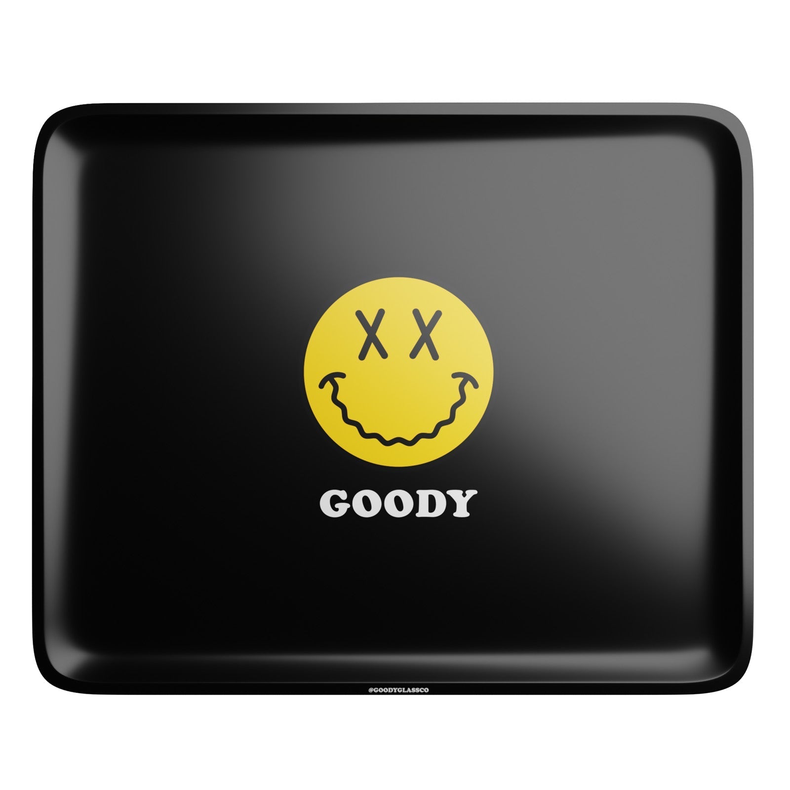 Goody Glass Black Big Face Rolling Tray