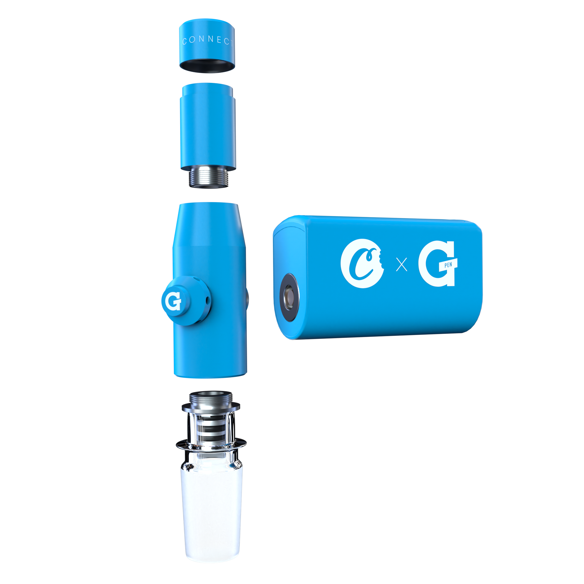 Grenco Science x Cookies G Pen Connect Vaporizer - Blue