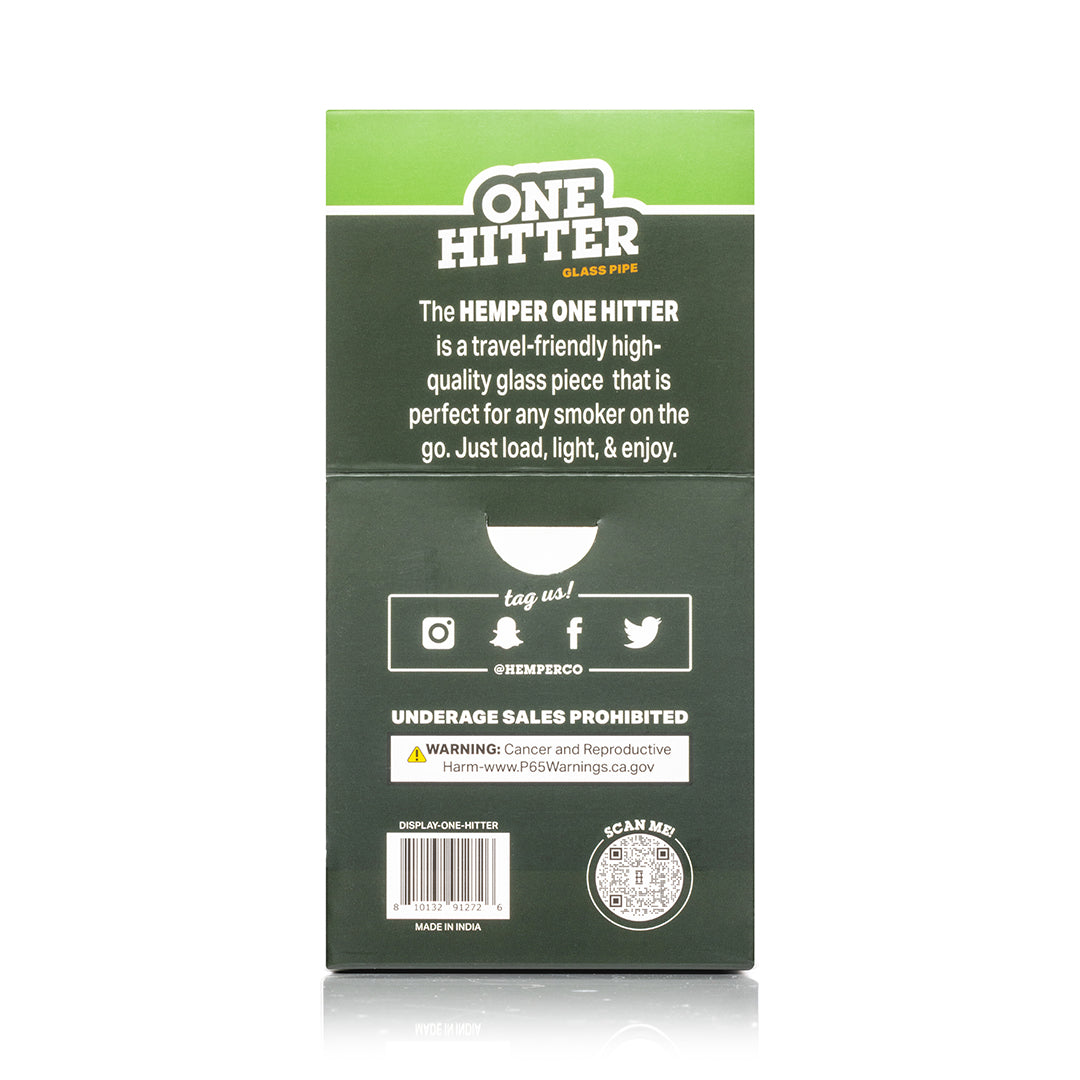One Hitters | 18 pcs Display - Clear