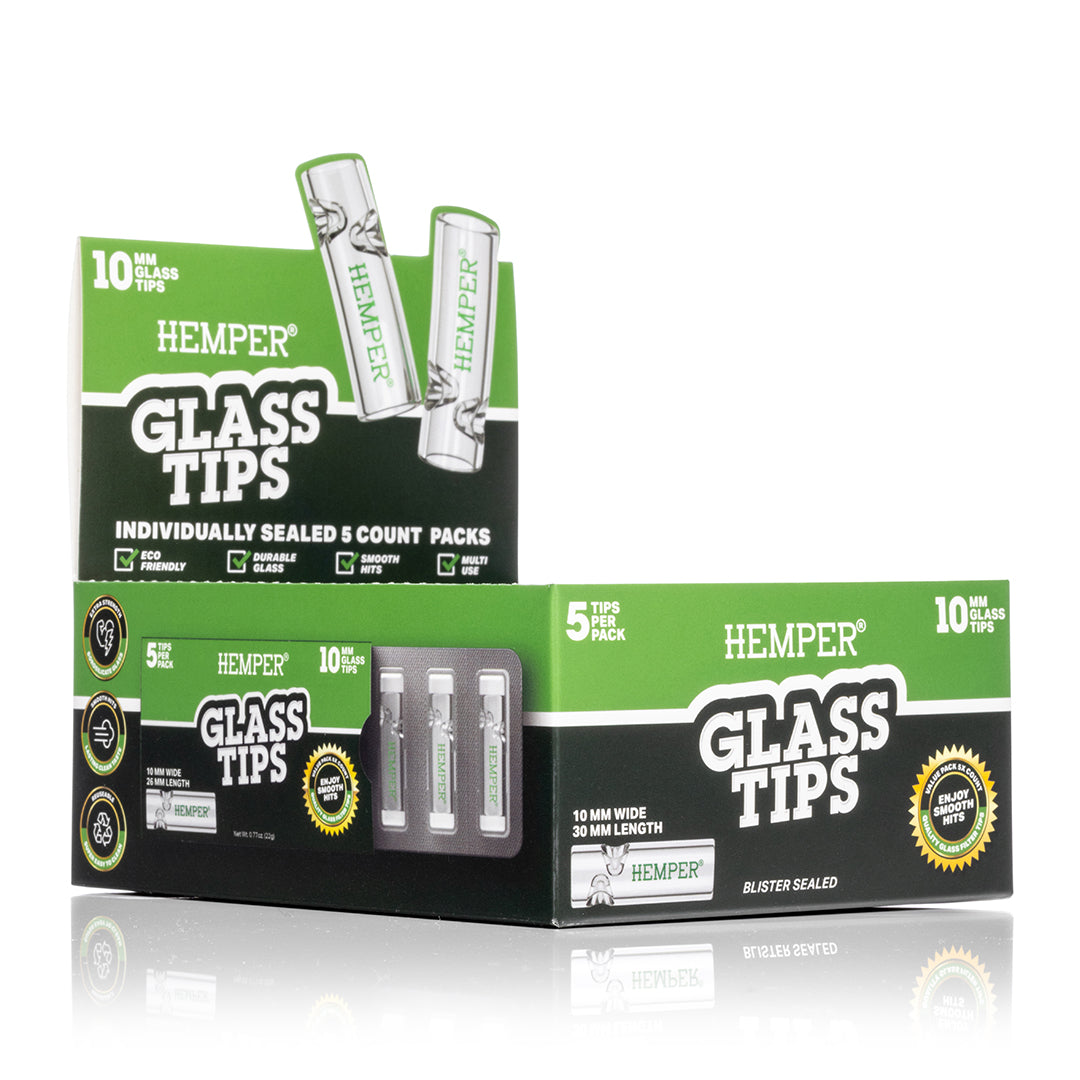 Glass Filter Tips | 10 pcs Display