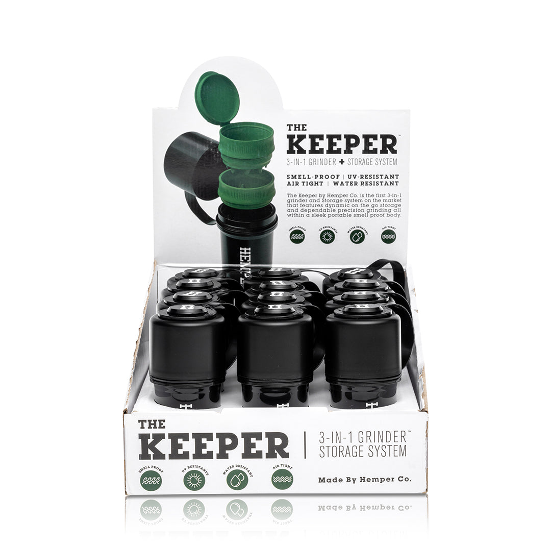 The Keeper 3in1 Grinder + Storage Container | 12 pcs Display