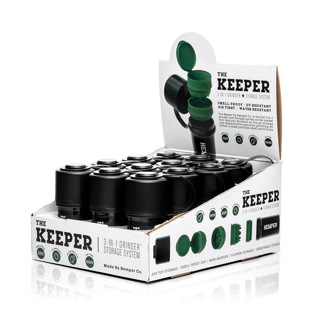 The Keeper 3in1 Grinder + Storage Container | 12 pcs Display
