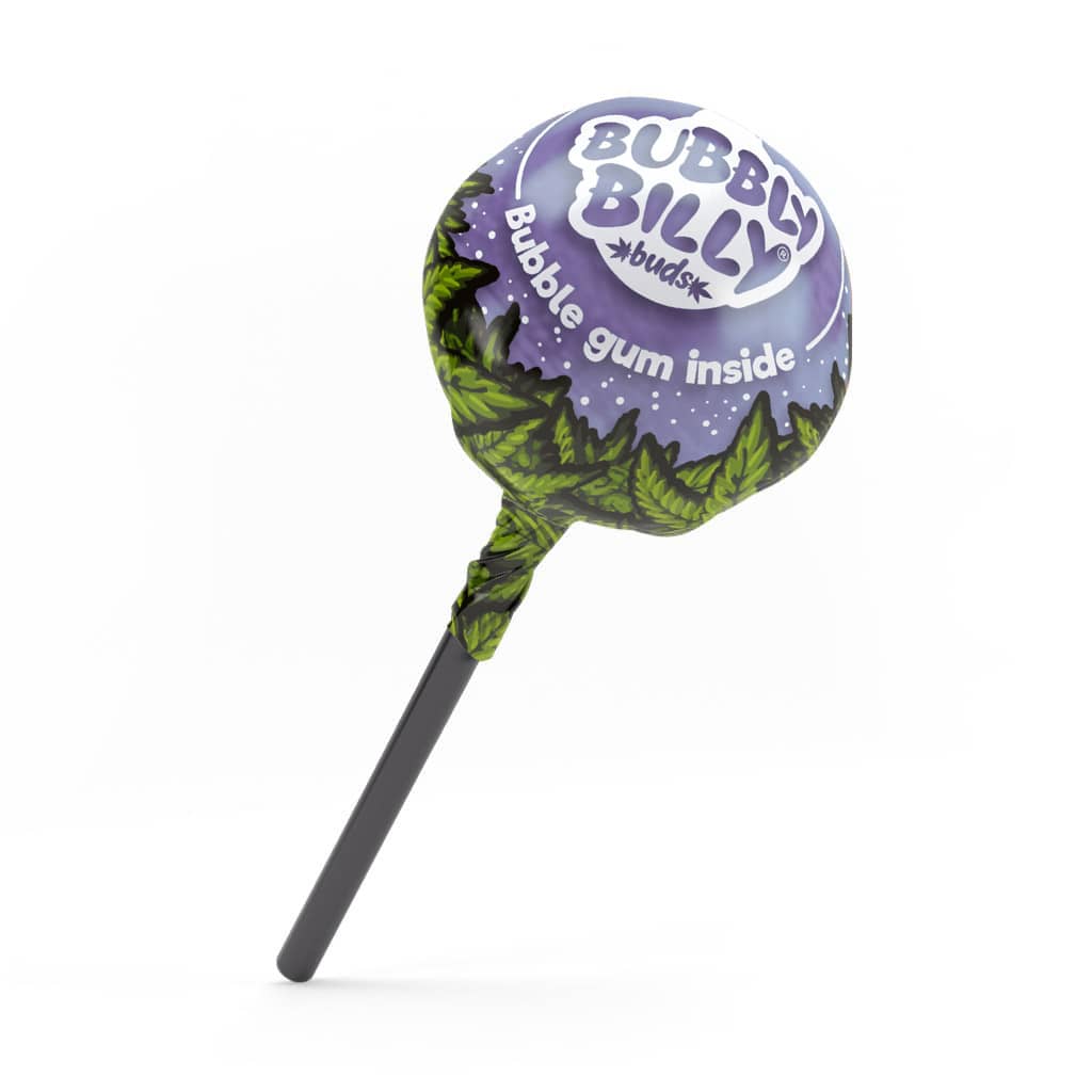 Multitrance Bubbly Billy Buds CBD Lollipops | 100 pcs Display