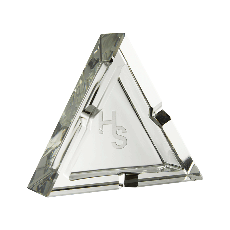 Higher Standards Glass Ashtray Clear