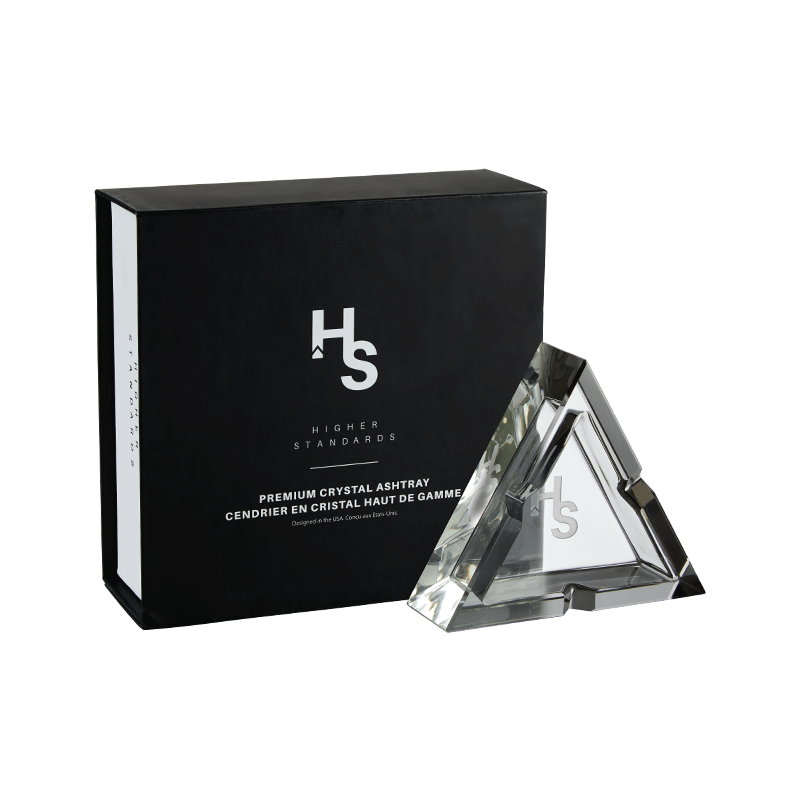 Higher Standards Glass Ashtray Clear