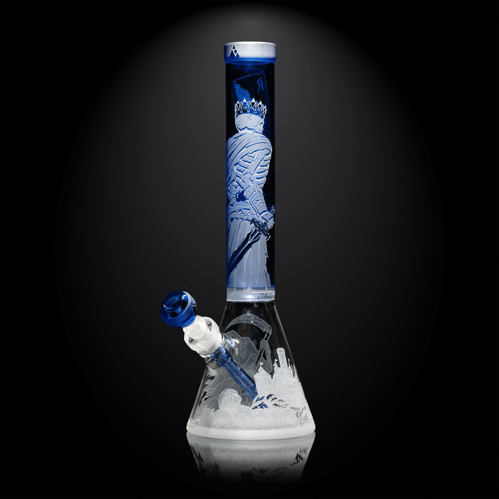Milkyway Retribution Beaker Bong 16" - Light Blue