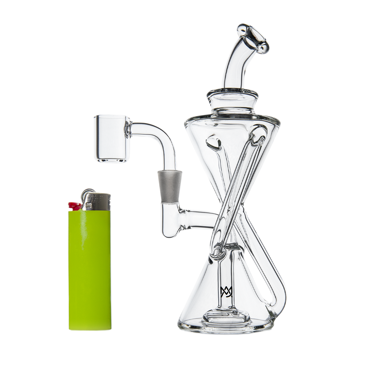 MJ Arsenal Time Turner Mini Dab Rig - Clear