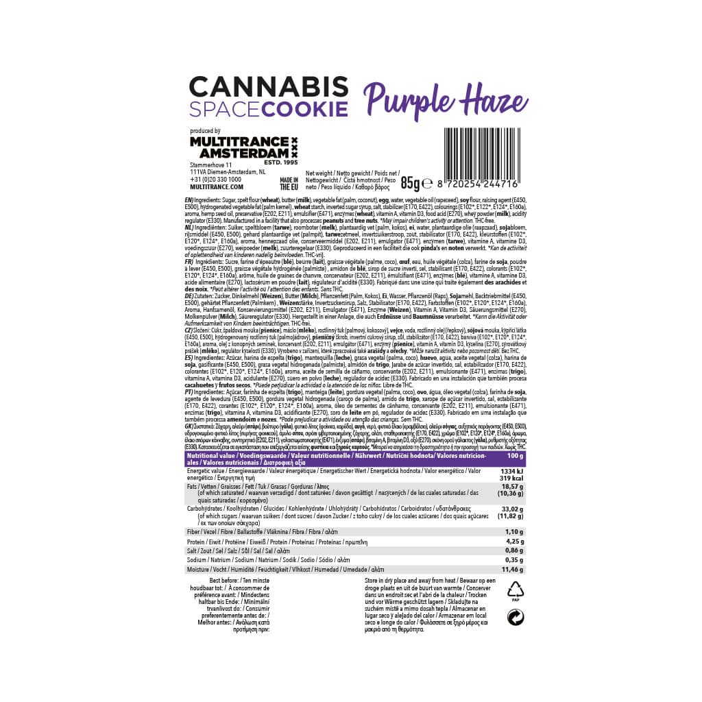 Multitrance Cannabis Space Cookie | 24 pcs Carton