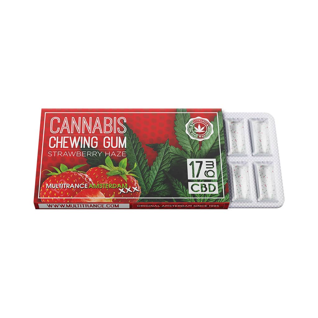 Multitrance Cannabis CBD Chewing Gum 17mg | 24pcs Display