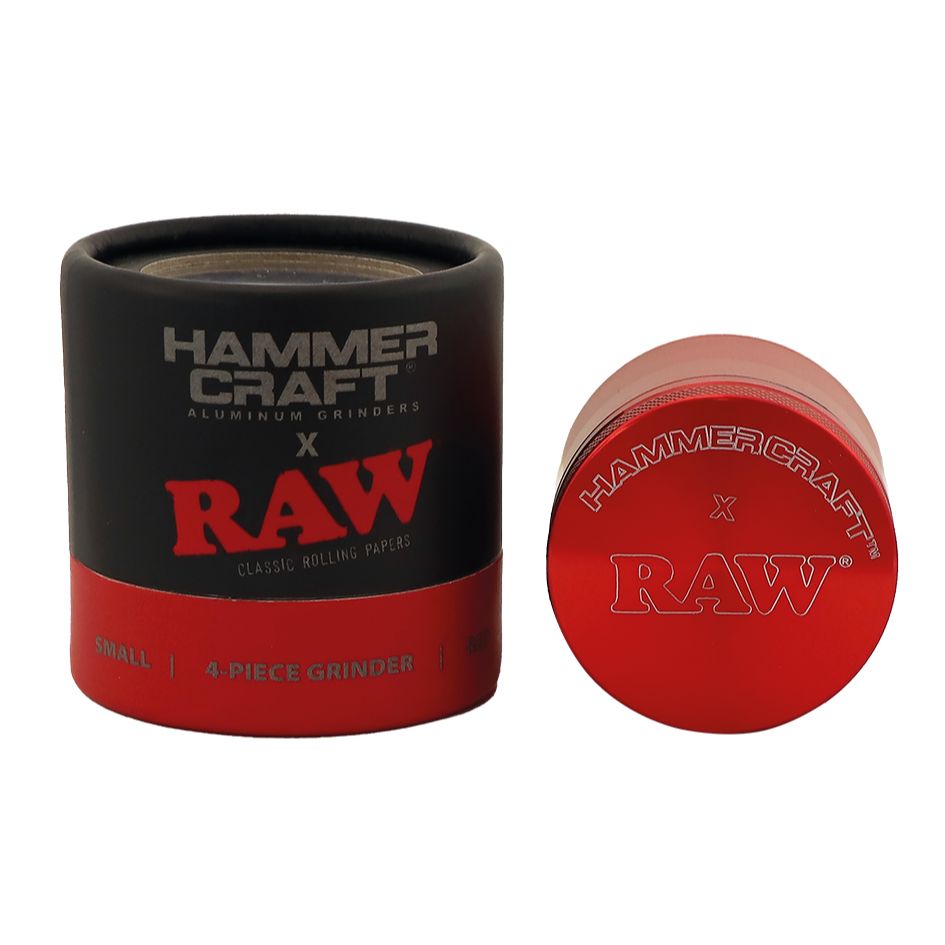 RAW x HAMMERCRAFT Aluminium Grinder | 4 Piece Small