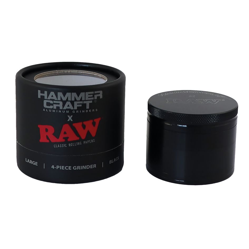 RAW x HAMMERCRAFT Aluminium Grinder | 4 Piece Large