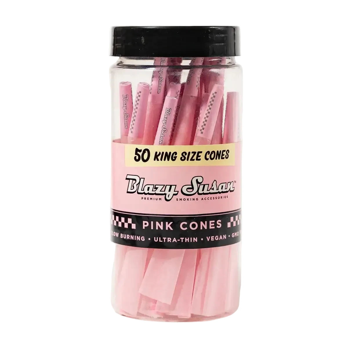 Blazy Susan Paper Cones King Size | 50 pcs Jar