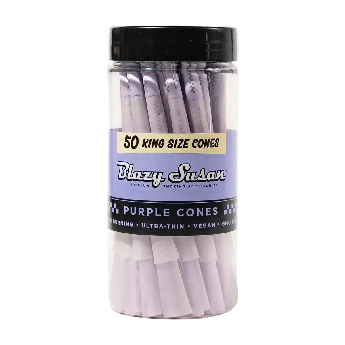 Blazy Susan Paper Cones King Size | 50 pcs Jar