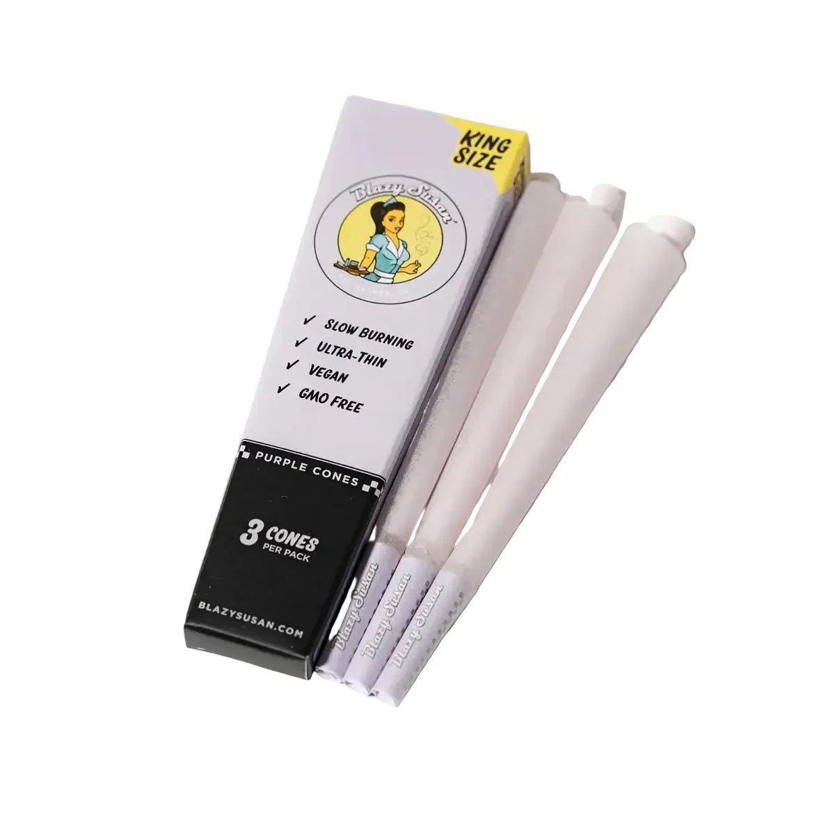Blazy Susan Paper Cones King Size 3 pk | 21 pcs Display