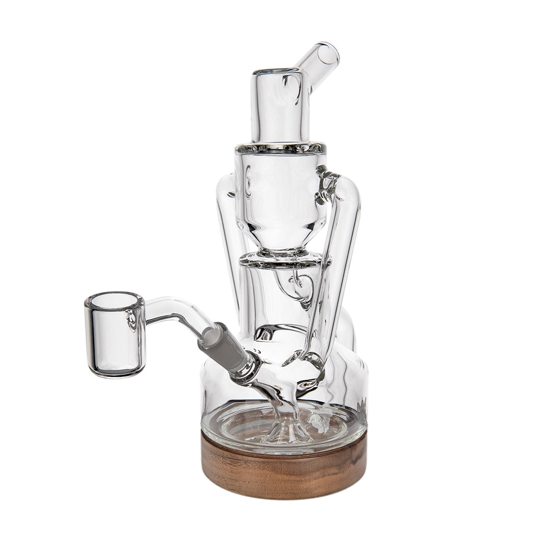 MJ Arsenal Apex Dab Rig (Alpine Series) - Clear/Wood