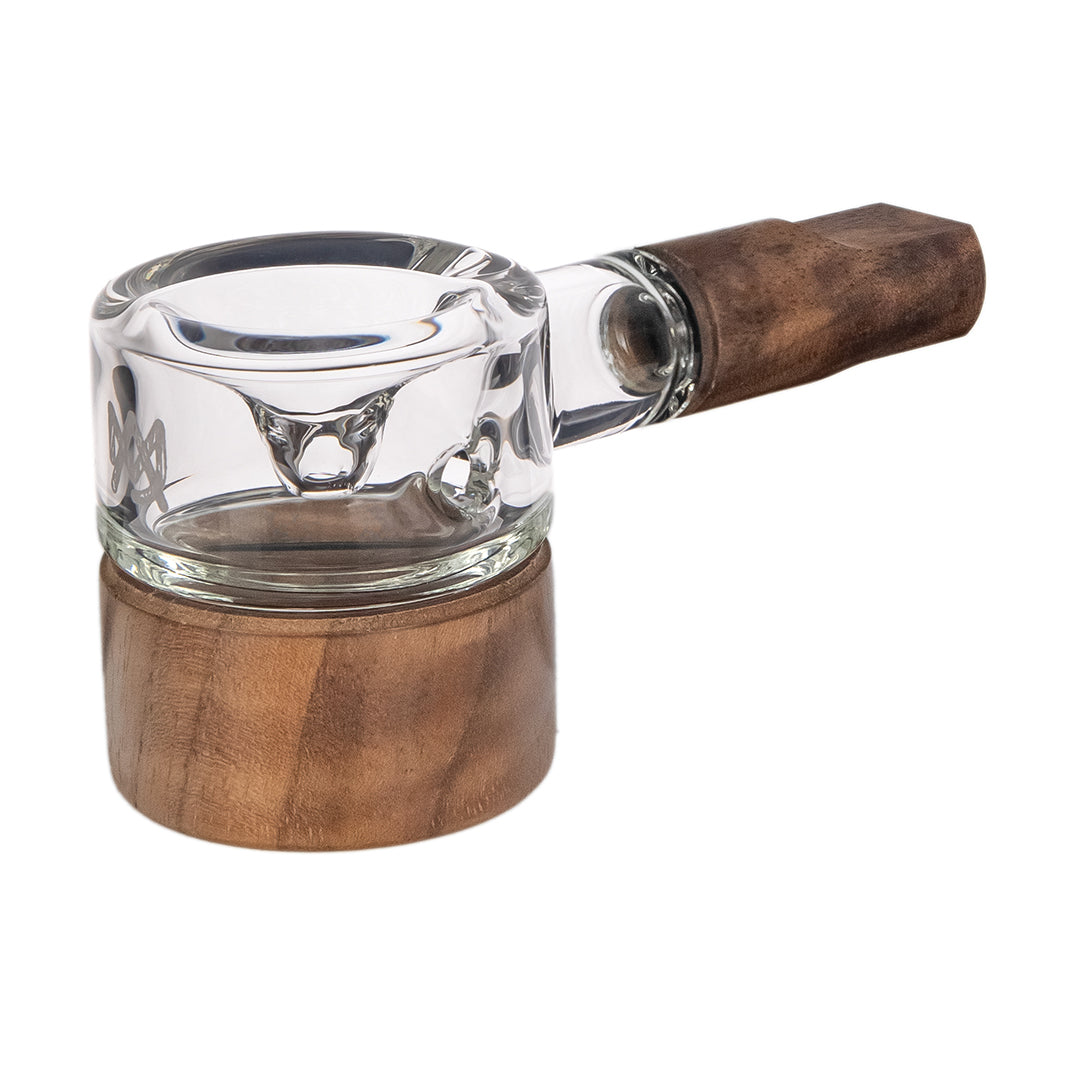 MJ Arsenal Granby Hand Pipe (Alpine Series) - Clear/Wood