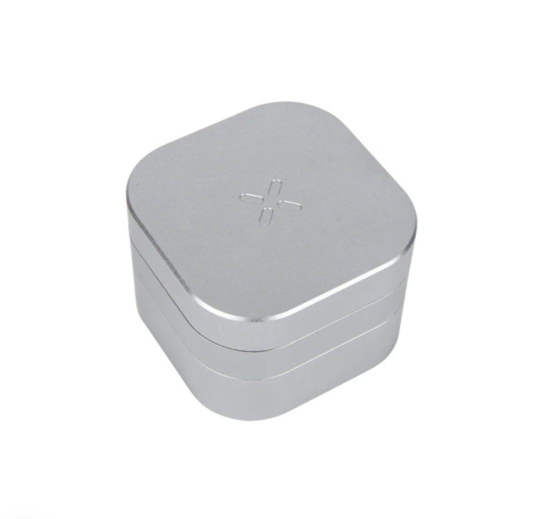 PAX Labs PAX Aluminium 3 Piece Grinder 2.5"(63mm) - Silver