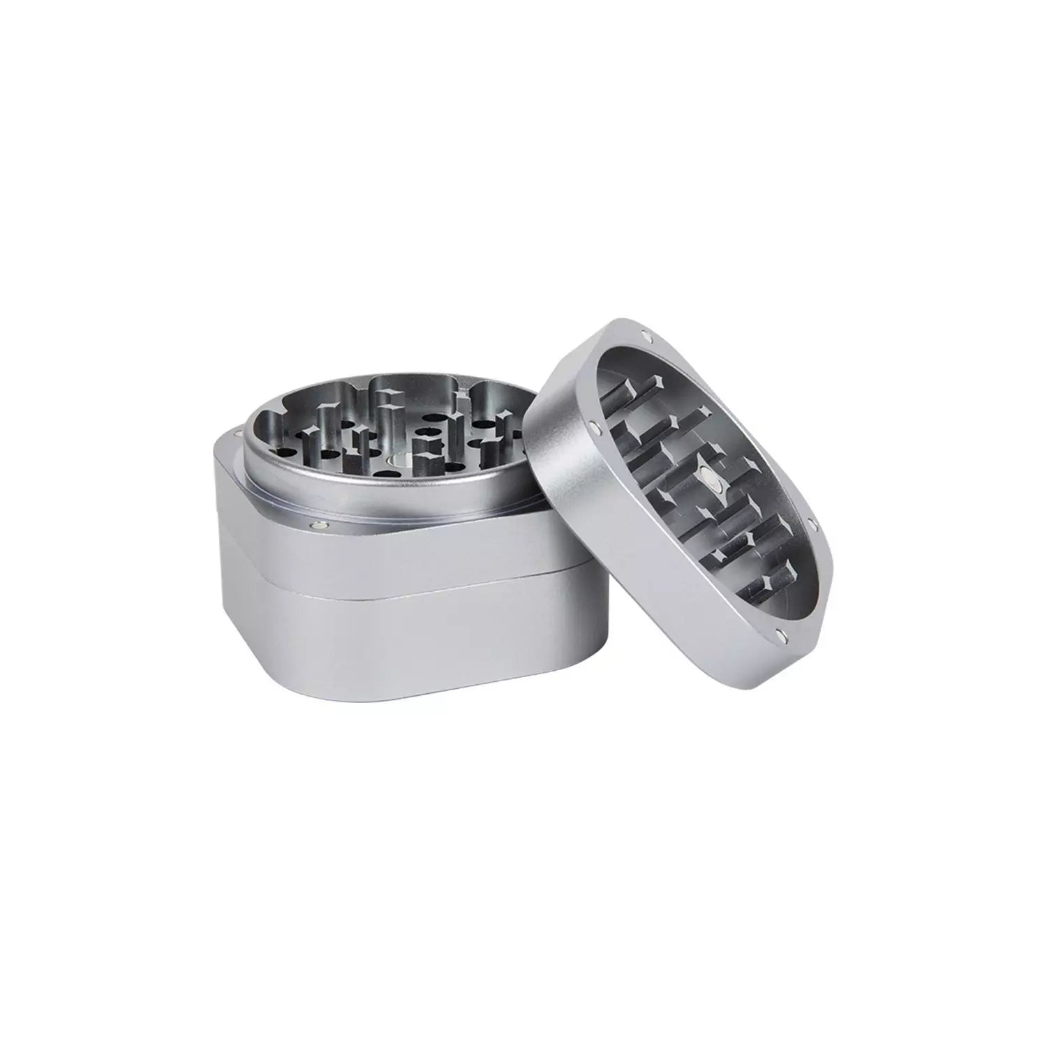 PAX Labs PAX Aluminium 3 Piece Grinder 2.5"(63mm) - Silver