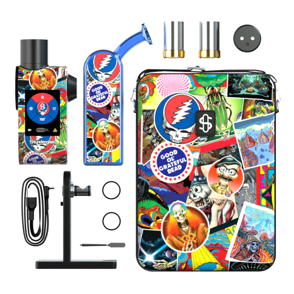 Stündenglass x Grateful Dead Modül + Dok Deluxe Travel Set - Legacy Patchwork