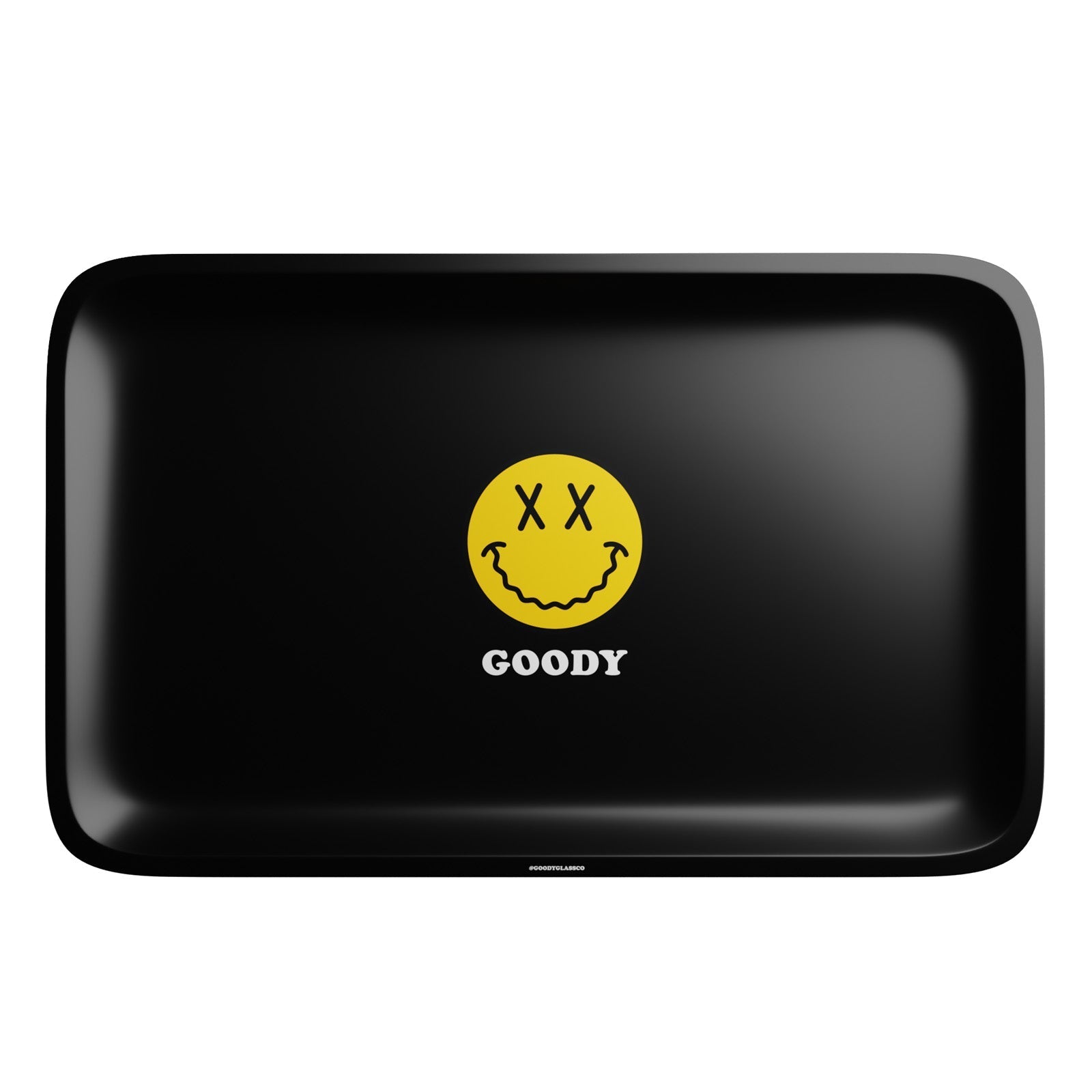 Goody Glass Black Big Face Rolling Tray