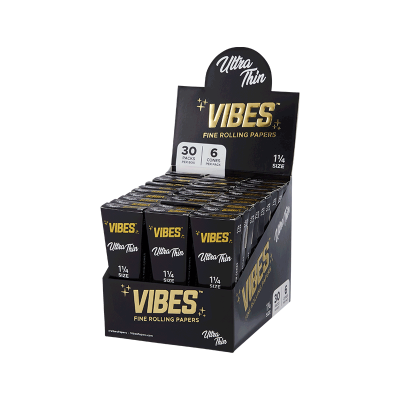 VIBES Cones Coffin 1 1/4 (30 pieces)