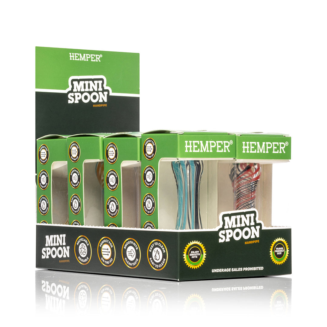 Mini Spoon | 8 pcs Display - Clear