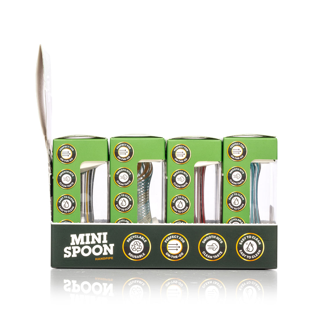 Mini Spoon | 8 pcs Display - Clear
