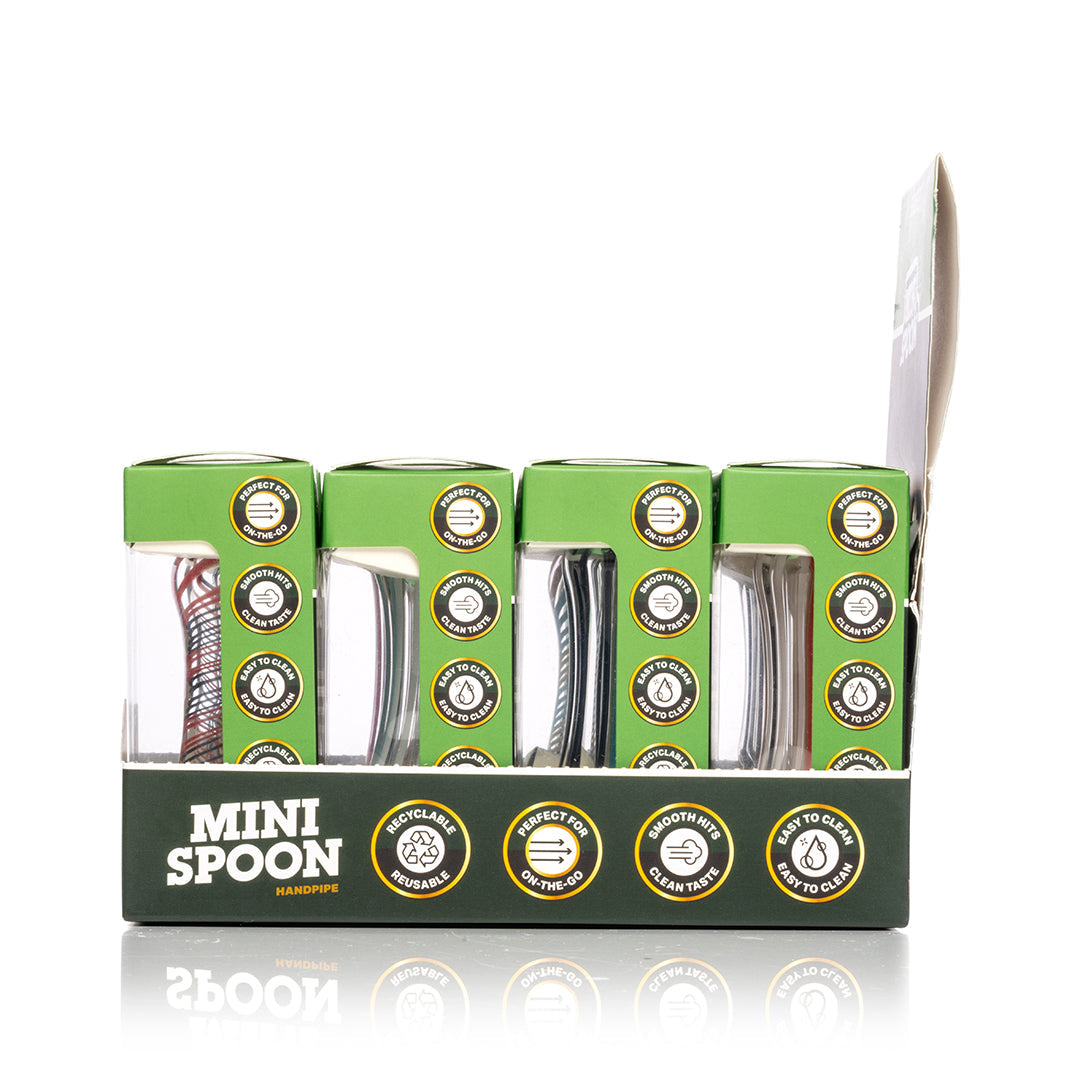 Mini Spoon | 8 pcs Display - Clear