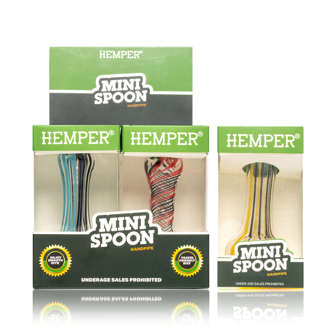Mini Spoon | 8 pcs Display - Clear