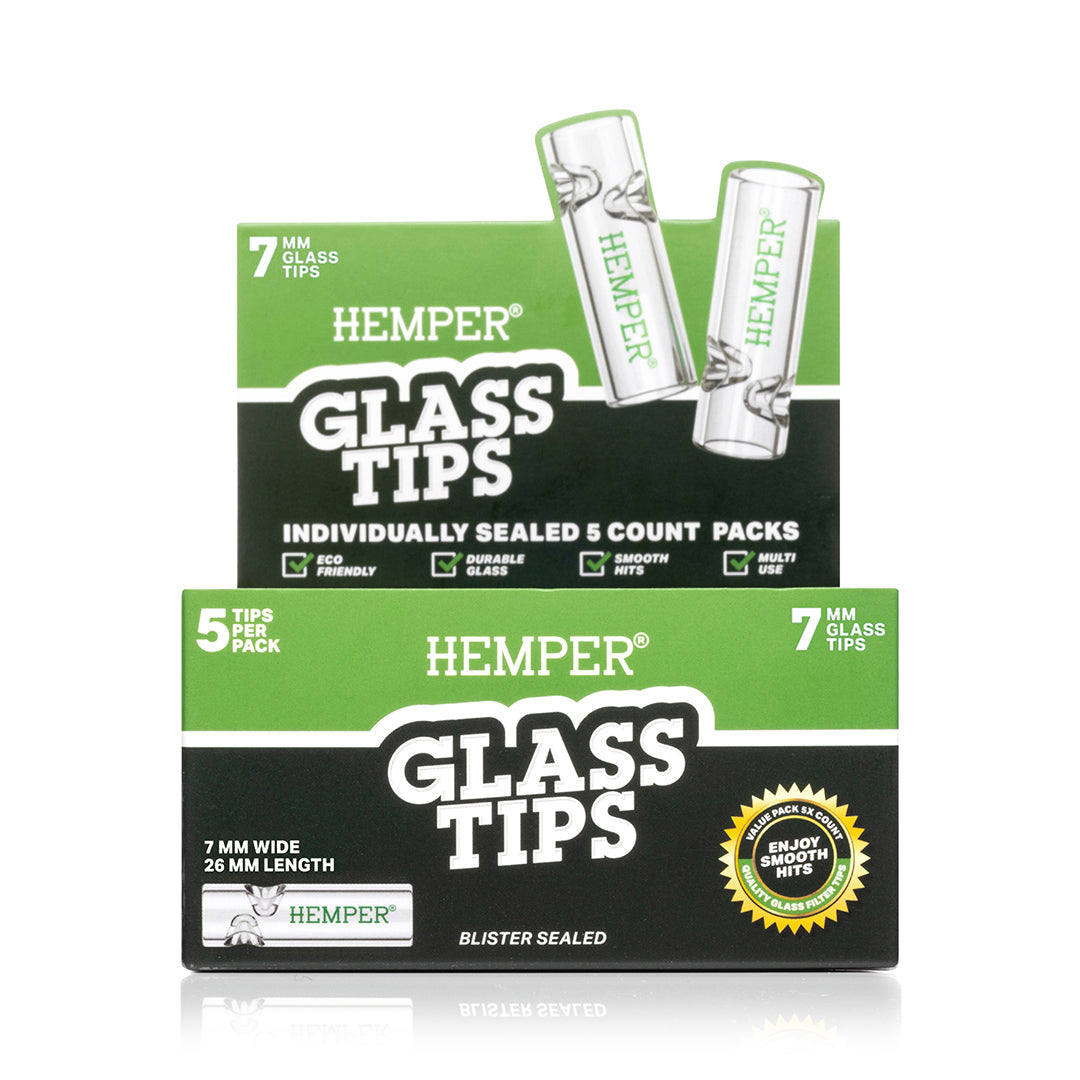 Glass Filter Tips | 10 pcs Display