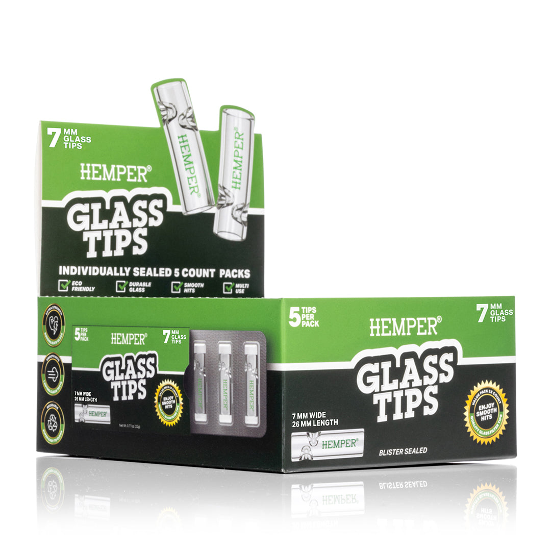 Glass Filter Tips | 10 pcs Display