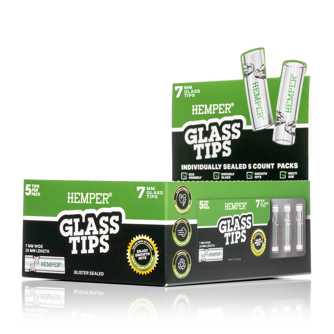 Glass Filter Tips | 10 pcs Display