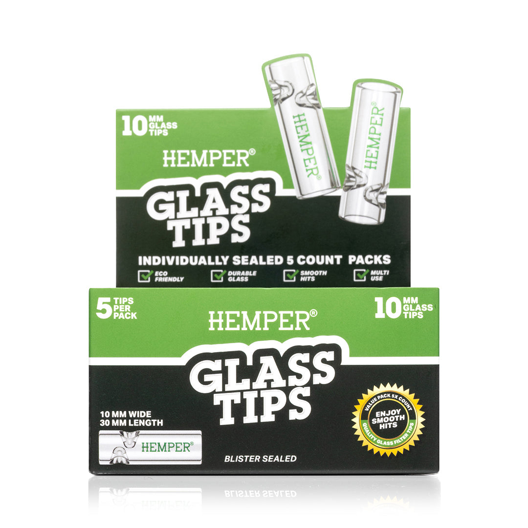 Glass Filter Tips | 10 pcs Display