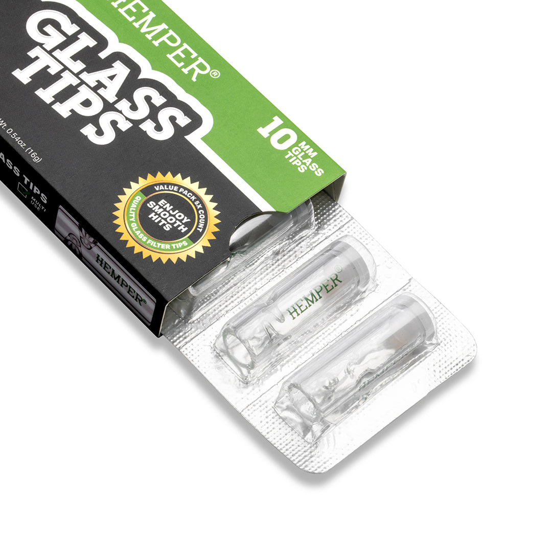 Glass Filter Tips | 10 pcs Display