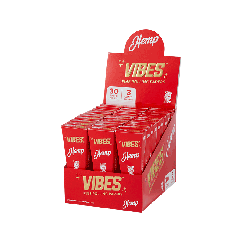 VIBES Cones Coffin King Size (30 pieces)