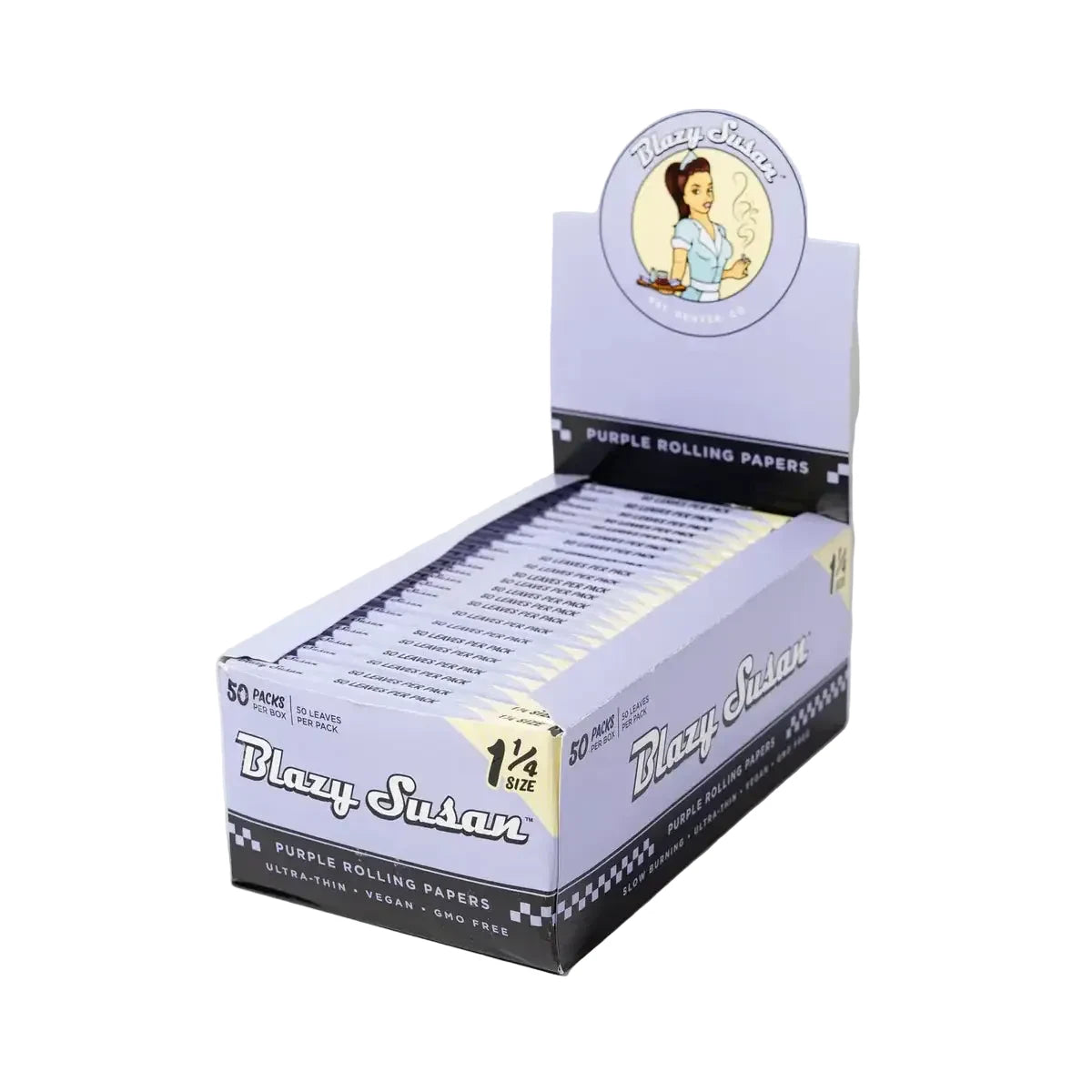 Blazy Susan Rolling Papers 1 1/4 |50 pcs Display