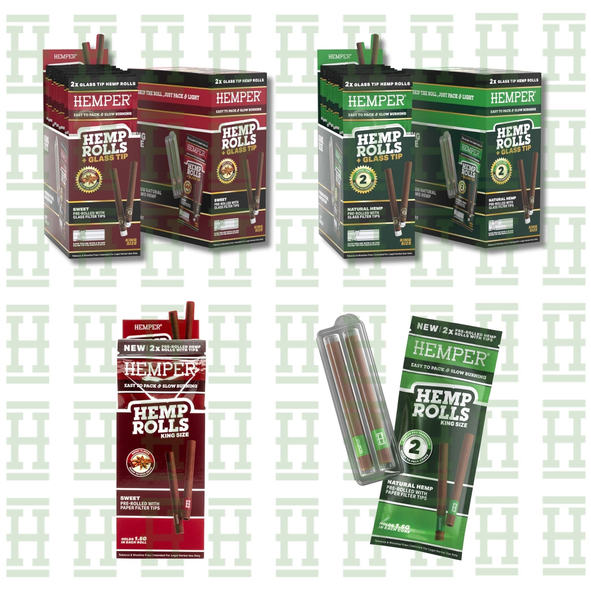 Hemper Starter Kit Rolls