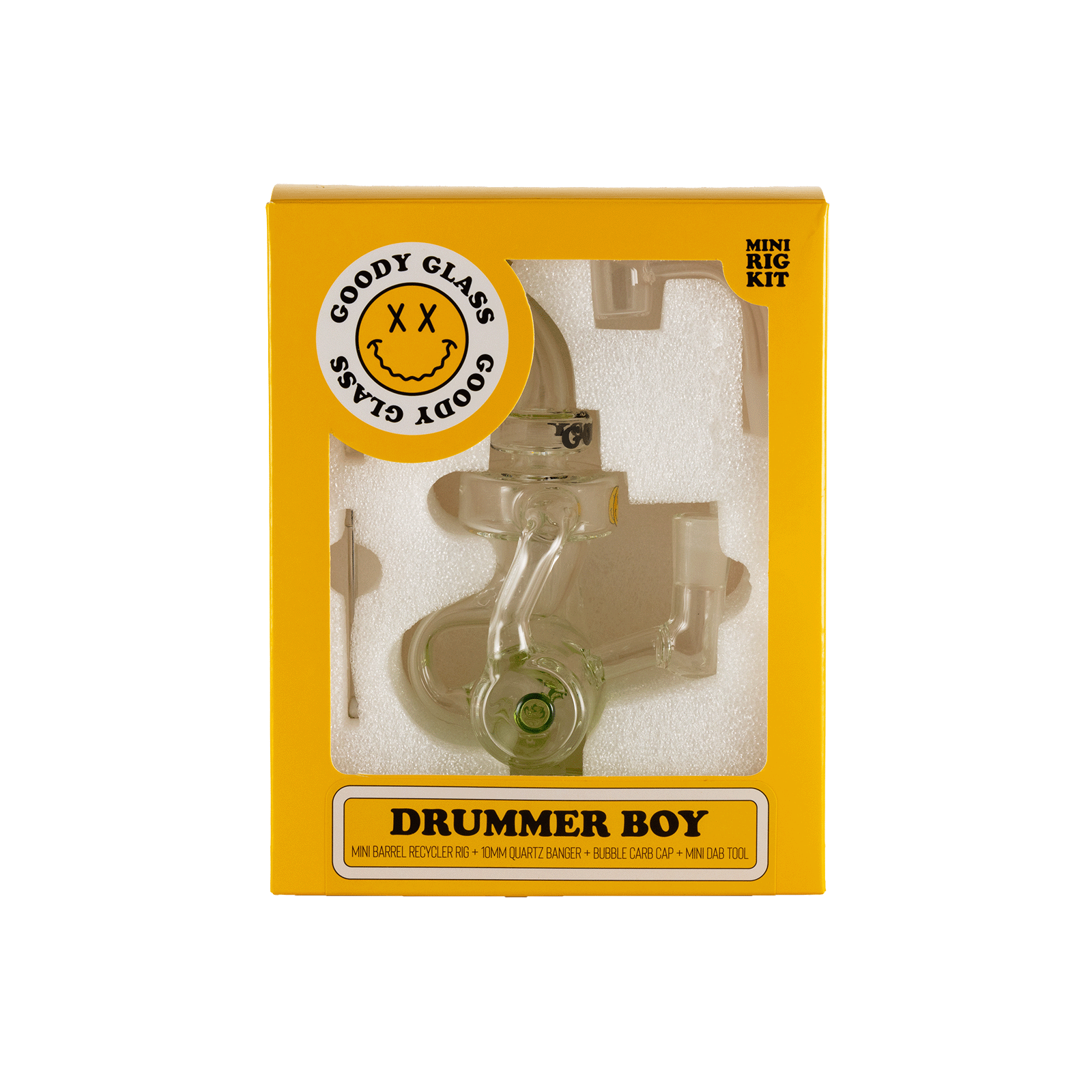 Goody Glass Drummer Boy Mini Dab Rig 4Piece Kit