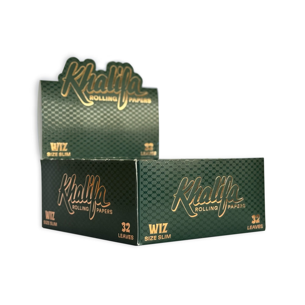 Khalifa Rolling Papers Wiz Size Slim (WSS) | 50 pcs Display