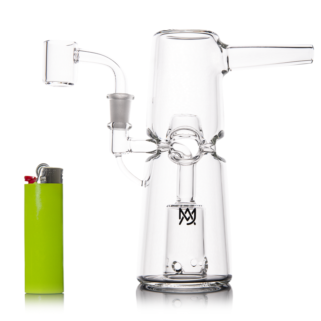 MJ Arsenal Turret Mini Dab Rig - Clear