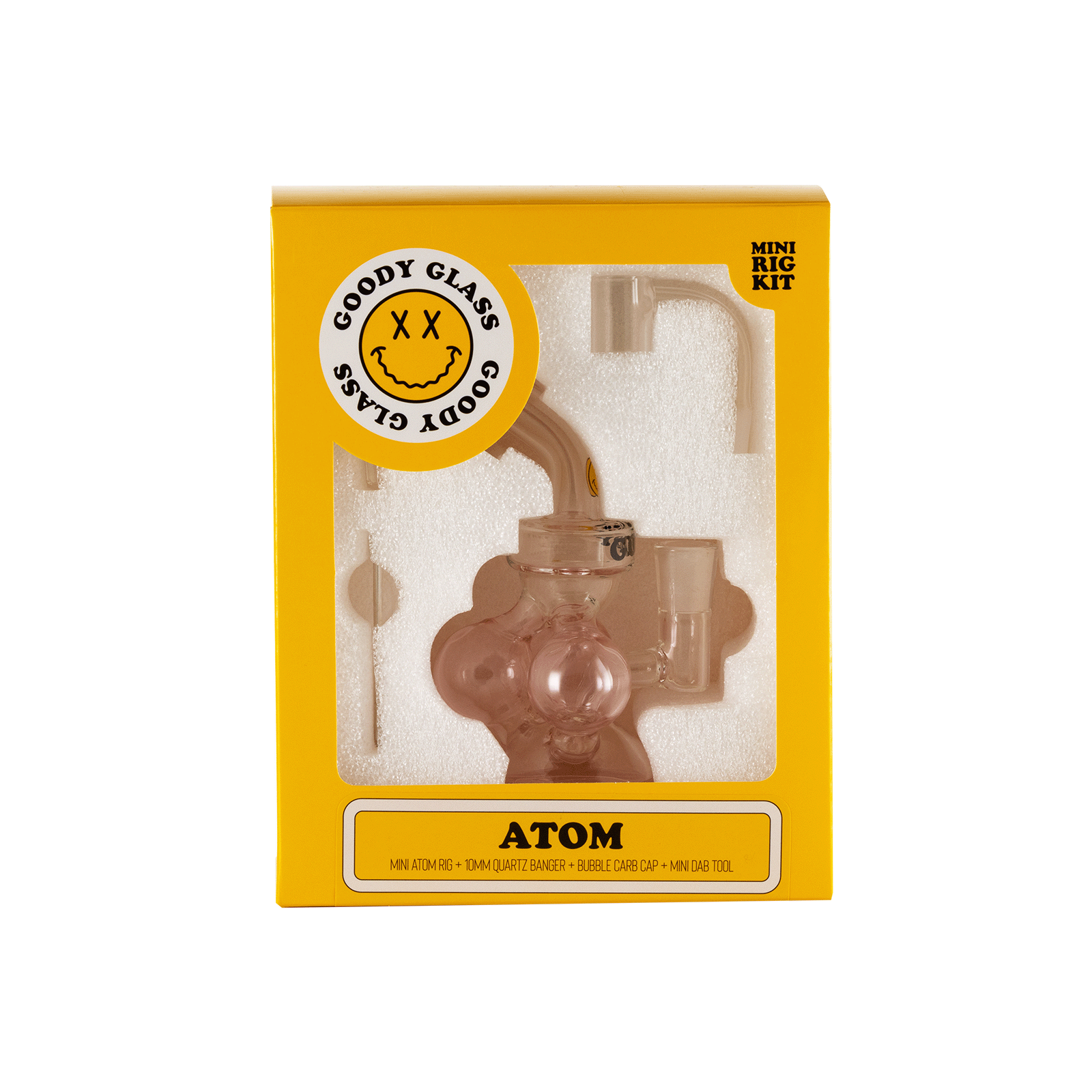 Goody Glass Atom Mini Dab Rig 4Piece Kit