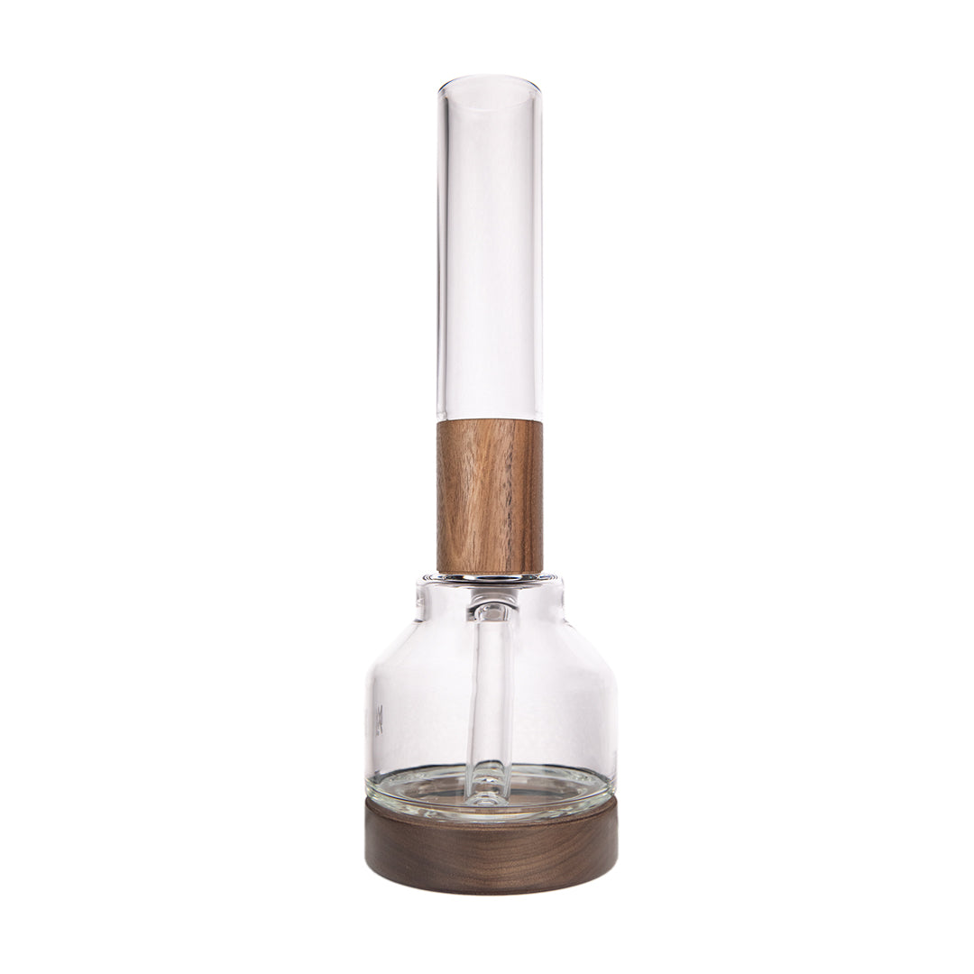 MJ Arsenal Palisade Water Pipe (Alpine Series) - Clear/Wood