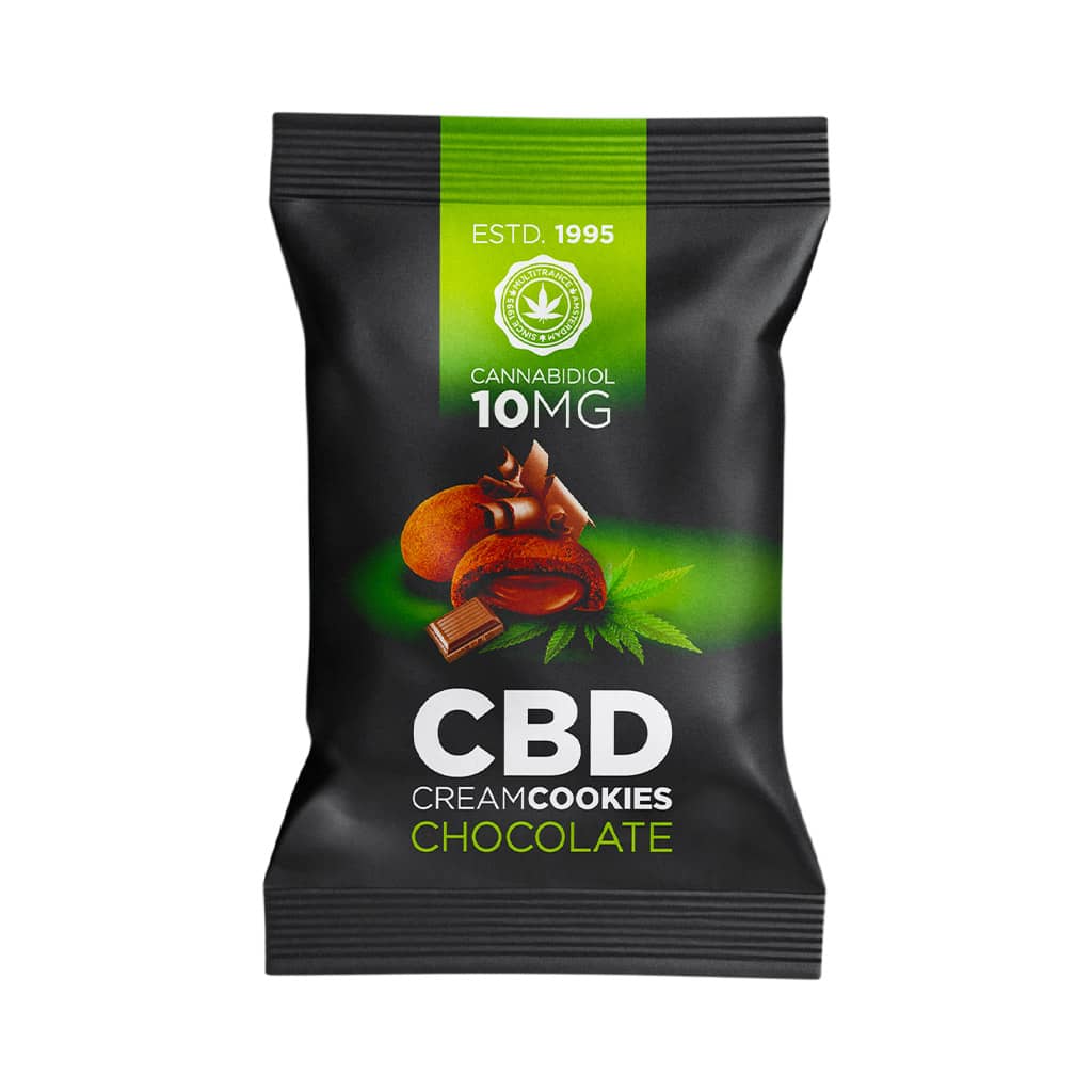 Multitrance CBD Cream Cookies 10mg | 24 pcs Display