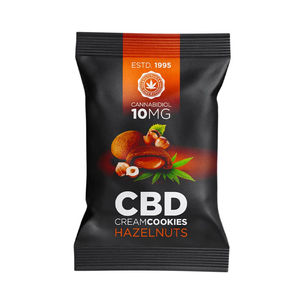 Multitrance CBD Cream Cookies 10mg | 24 pcs Display