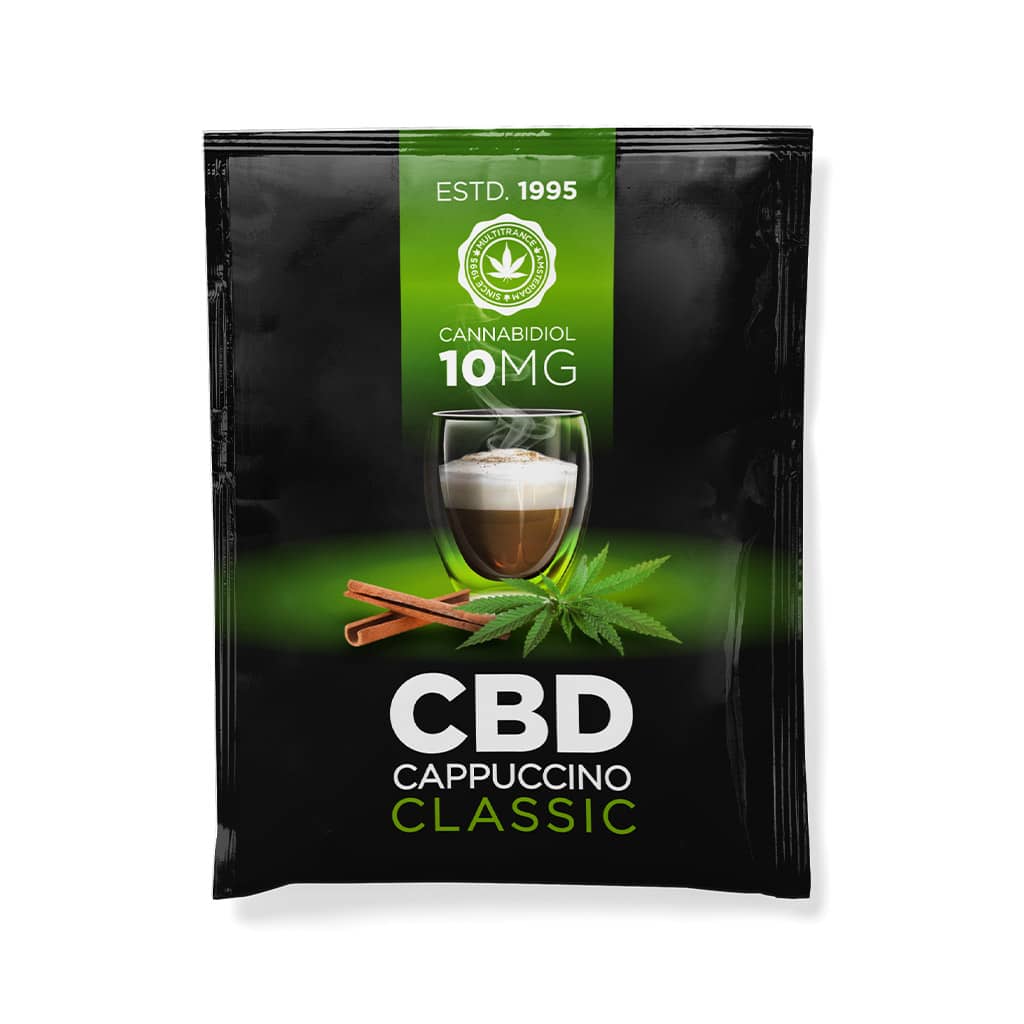 Multitrance CBD Instant Cappuccino 10mg | 10 pcs Box
