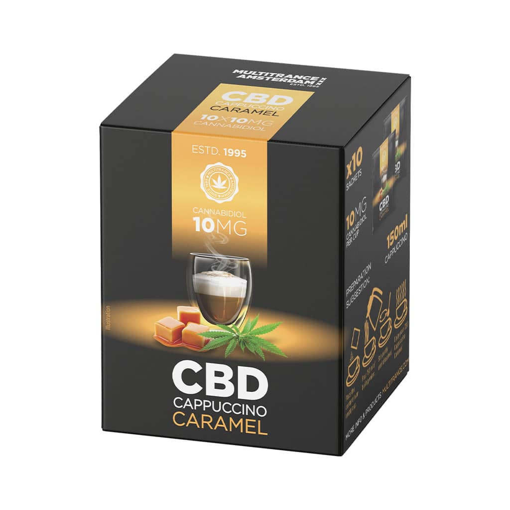 Multitrance CBD Instant Cappuccino 10mg | 10 pcs Box