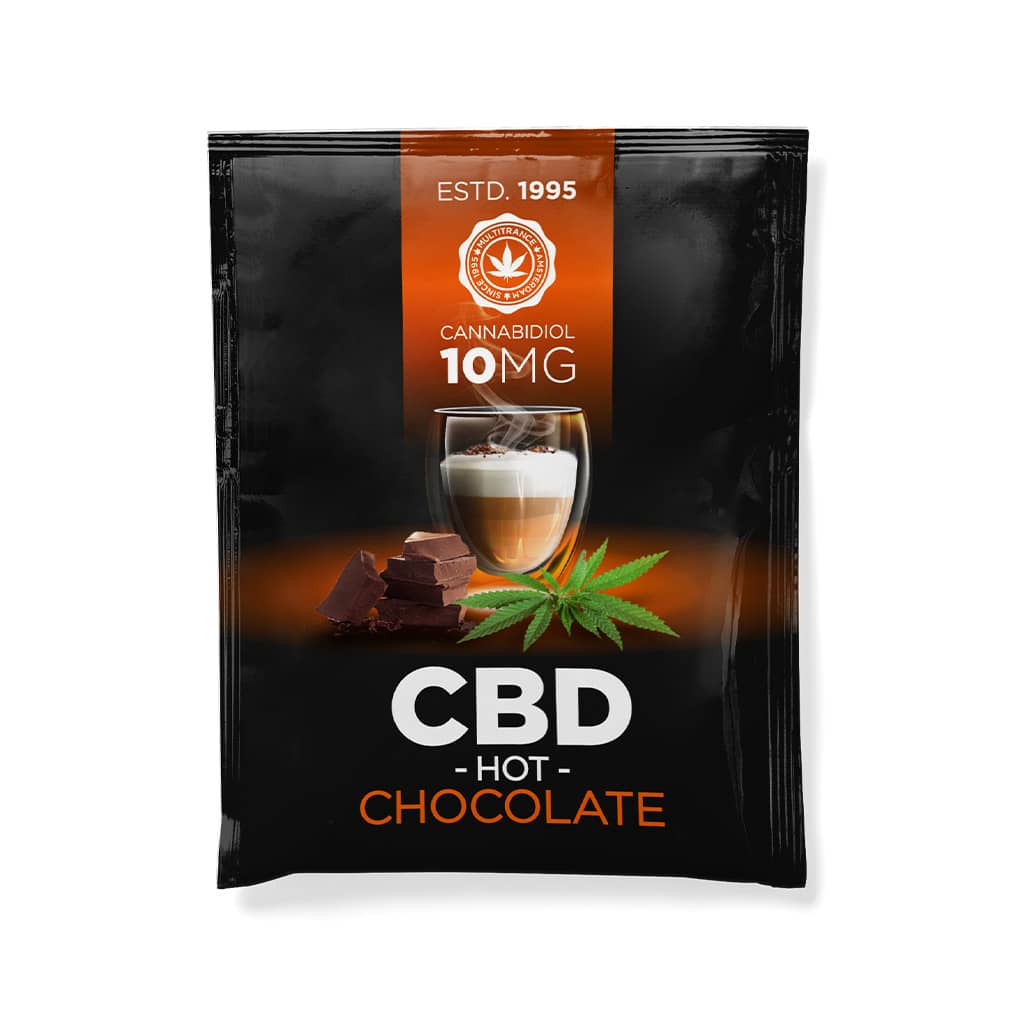 Multitrance CBD Instant Hot Chocolate 10mg | 10 pcs Box