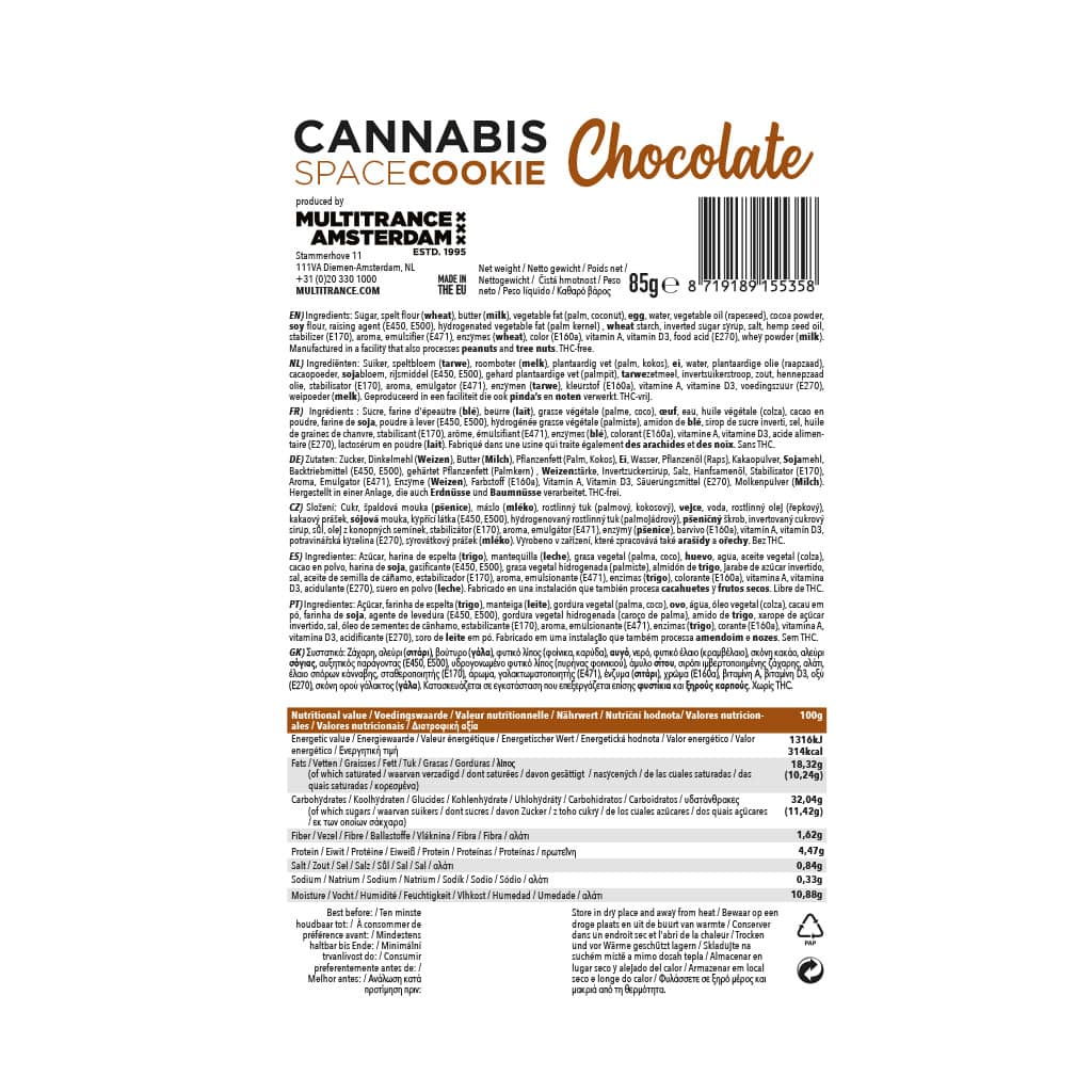Multitrance Cannabis Space Cookie | 24 pcs Carton