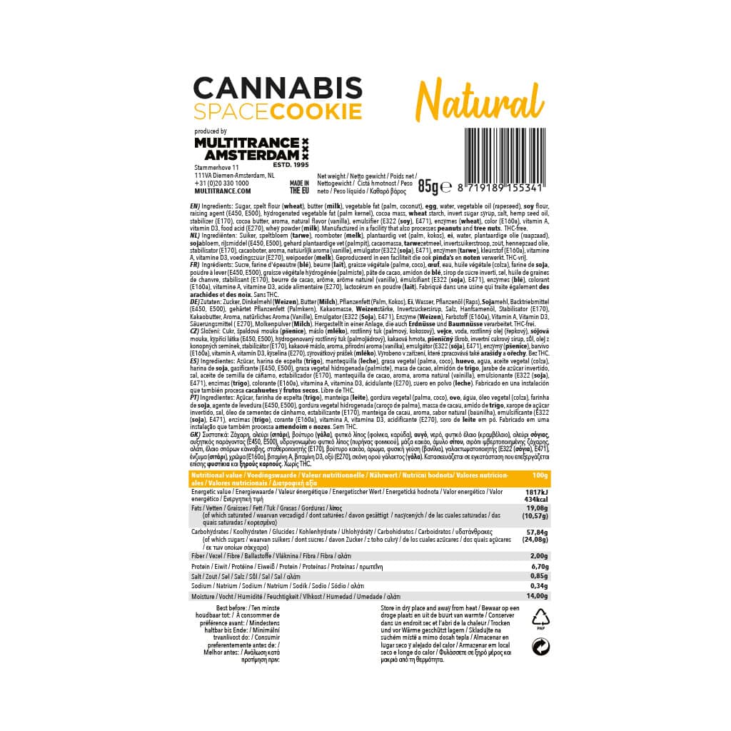 Multitrance Cannabis Space Cookie | 24 pcs Carton