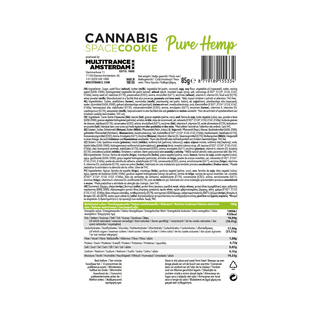Multitrance Cannabis Space Cookie | 24 pcs Carton